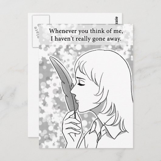 Noch nie verschwunden postkarte (Vorne/Hinten)