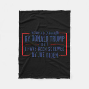 Noch nie von Donald Trump betrogen, aber geschrump Fleecedecke