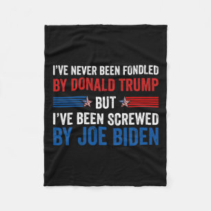 Noch nie von Donald Trump betrogen, aber Joe Biden Fleecedecke