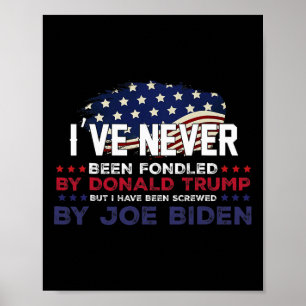 Noch nie von Donald Trump betrogen, aber von Trump Poster
