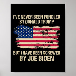 Noch nie von Donald Trump betrogen, aber von Trump Poster