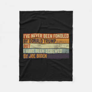 Noch nie von Donald Trump unterstützt, aber Joe Bi Fleecedecke