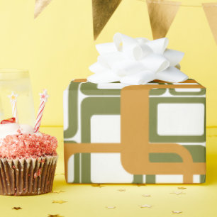 Noch offenere moderne Rechtecke des Mittelalters Geschenkpapier
