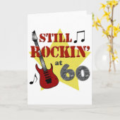 Noch Rockin' bei 60 Karte (Gelbe Blume)