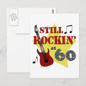 Noch Rockin' bei 60 Postkarte (Vorne/Hinten)
