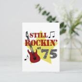 Noch Rockin' bei 75 Postkarte (Stehend Vorderseite)