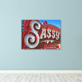 Noch Sassy 1980 Leinwanddruck (Insitu (Holzboden))