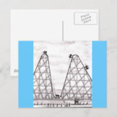Noch schlimmer Roller Untersetzer Postkarte (Vorne/Hinten)