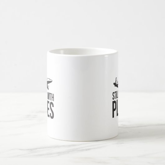 Noch Spiele mit Flugzeuge - Luftfahrttechnik Kaffeetasse (Mittel)