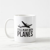 Noch Spiele mit Flugzeuge - Luftfahrttechnik Kaffeetasse (Links)