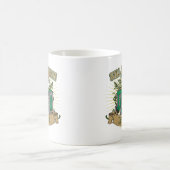 Noch Spiele mit grünen Traktoren Kaffeetasse (Mittel)