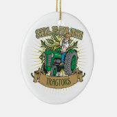 Noch Spiele mit grünen Traktoren Keramik Ornament (Rechts)