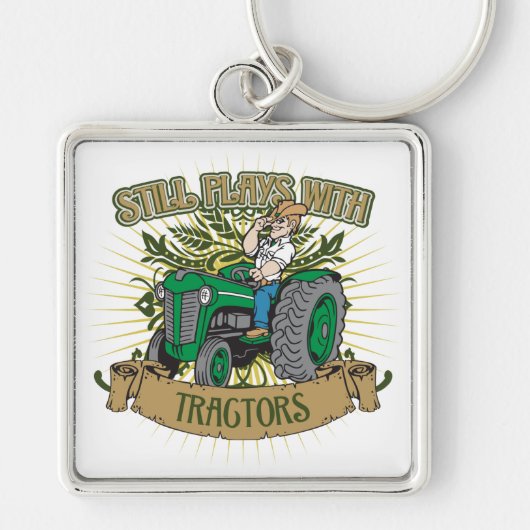 Noch Spiele mit grünen Traktoren Schlüsselanhänger (Vorne)