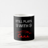 Noch spielt mit Autos Funny Car Anhänger Kaffeetasse (Mittel)
