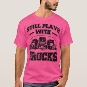 Noch spielt mit dem Sattelanhänger-LKW-Fahrer T-Shirt
