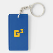 NOCH STEHENDE Schlüsselkette Schlüsselanhänger (Rückseite)