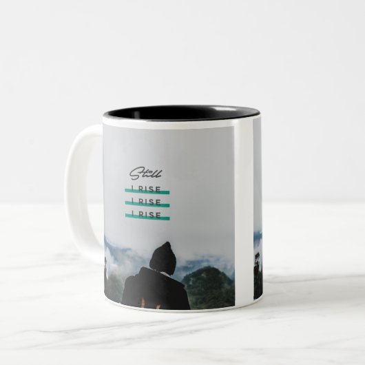 >> Noch steige ich >> Tasse (Vorderseite Links)