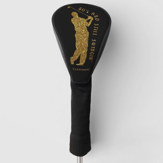 Noch Swingin' Golfer 40 bis 49 Golf Headcover (Vorderseite)