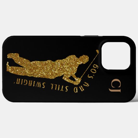 Noch Swingin' Golfer 60 bis 69 Case-Mate iPhone Hülle (Rückseite (Horizontal))