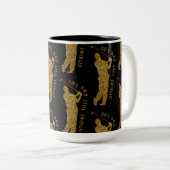 Noch Swingin' Golfer 80 bis 89 Zweifarbige Tasse (VorderseiteRechts)