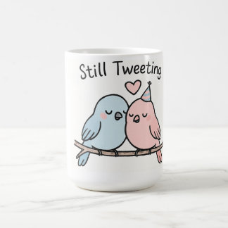 Noch Tweetend Morphing-Tasse, Vogeldesign Verwandlungstasse