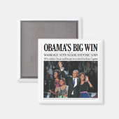 Noch vier Jahre Obama-Magnet Magnet (Vorderseite/Rückseite)