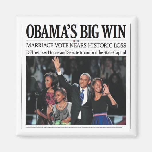 Noch vier Jahre Obama-Magnet Magnet (Vorne)