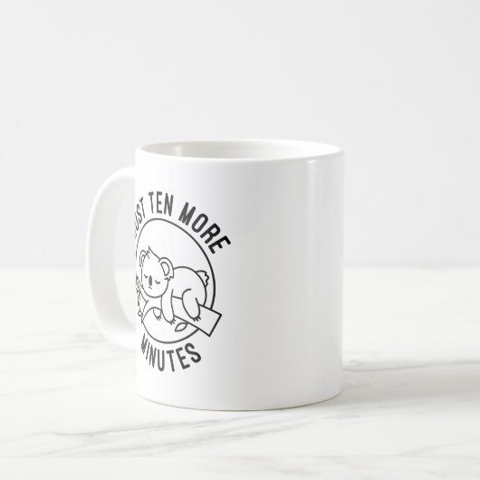 Noch zehn Minuten Kaffeetasse (Vorderseite Links)