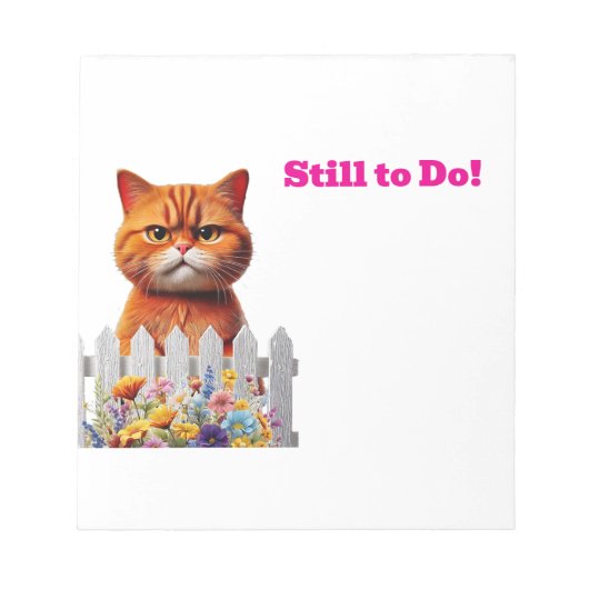 Noch zu tun - Erinnerung Notizblock (Vorderseite)