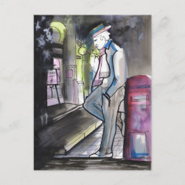 Noche y Buzon Tango Postkarte
