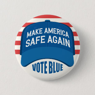 Nochmals Amerika in Sicherheit bringen, blau wähle Button
