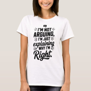 Nochmals: Der T - Shirt für clevere Debattierer