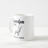Nochmals Opa, Personalisiertes Großeltern-Geschenk Kaffeetasse (Vorderseite Links)