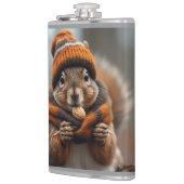 Nochmals schnappen - Eichhörnchenbild Flachmann (Links)