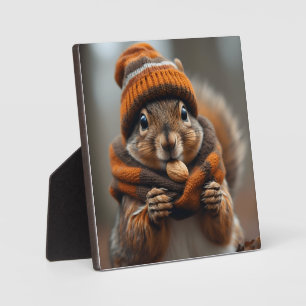 Nochmals schnappen - Eichhörnchenbild Fotoplatte