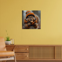 Nochmals schnappen - Eichhörnchenbild