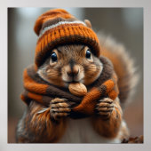 Nochmals schnappen - Eichhörnchenbild Poster (Vorne)