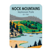 Nock Mountains Nationalpark Österreich Vintag Magnet (Vertikal)