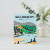 Nock Mountains Nationalpark Österreich Vintag Postkarte (Stehend Vorderseite)