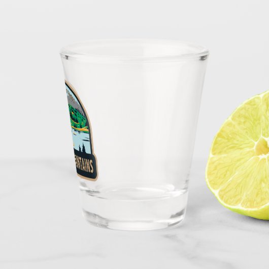 Nock Mountains Nationalpark Österreich Vintag Schnapsglas (Rechts)