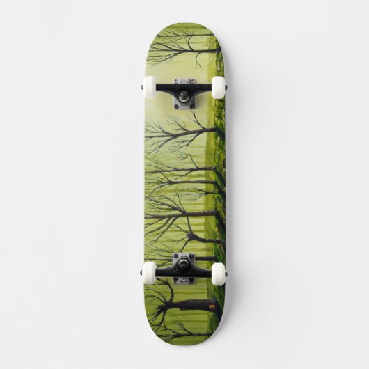 Nocken-Todd-Kunst SKATEBOARD "Mystiker heiligt " (Vorderseite)