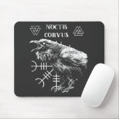 Noctis Corvus - Occult Streetwear Design Mousepad (Mit Mouse)