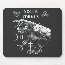 Noctis Corvus - Occult Streetwear Design Mousepad