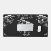 Noctis Corvus - Occult Streetwear Design Schreibtischunterlage (Tastatur & Maus)