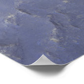 Noctis Labyrinthus formation in Mars Poster (Ecke)