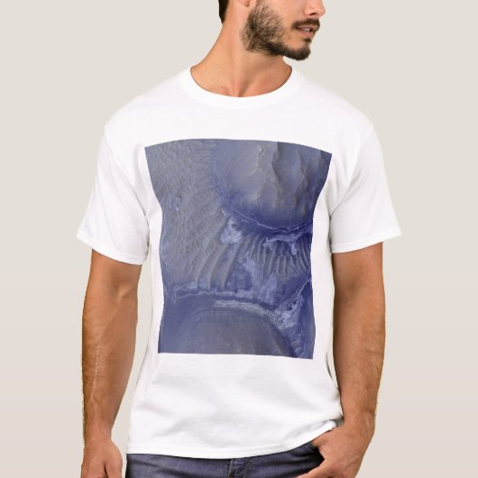 Noctis Labyrinthus formation in Mars T-Shirt (Vorderseite)