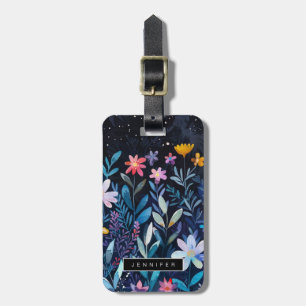 Nocturnal Blume Gepäckanhänger
