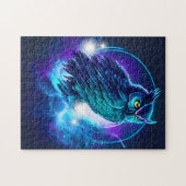 Nocturnal Enigma Glow of Mysterious Owl Puzzle (Horizontal)