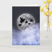 Nocturnal fliegende Schweine Karte (Gelbe Blume)