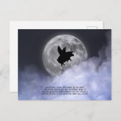 Nocturnal fliegende Schweine Postkarte (Vorne/Hinten)